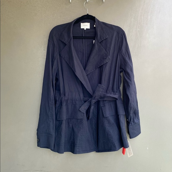 Vince. Drapey Linen Jacket size M - Picture 5 of 7